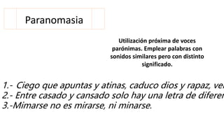 Figuras fonicas - Lengua y Literatura | PPTX