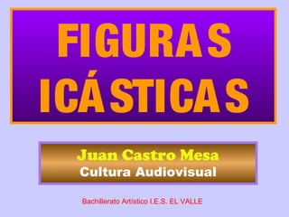 FIGURA S
ICÁ STICA S
 Juan Castro Mesa
  Cultura Audiovisual

  Bachillerato Artístico I.E.S. EL VALLE
 
