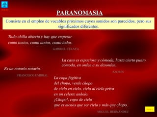 Figuras_retoricas de la escritura en español | PPT