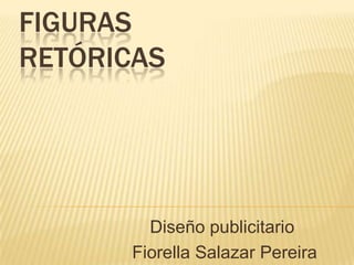 Figuras Retóricas Diseño publicitario  Fiorella Salazar Pereira 