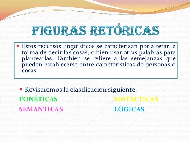 Figuras retóricas