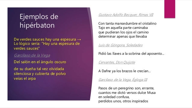 Figuras retóricas o literarias
