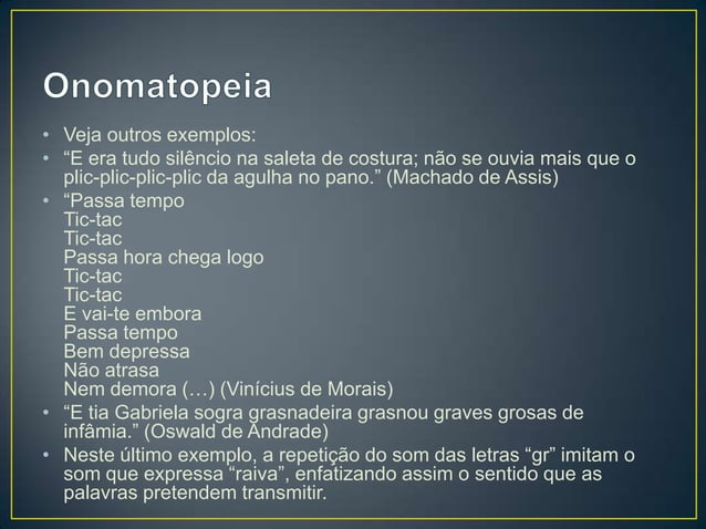 Figuras sonoras da linguagem | PPTX