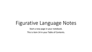 Figurative Language | PPTX