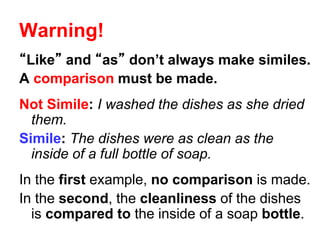 Similes In Advertising Examples FIGURATIVE LANGUAGE.ppt