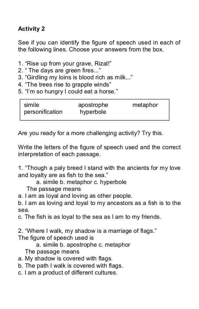 Figurative Language Kagang - 