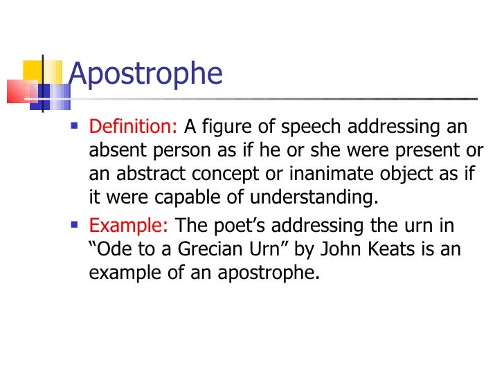 Apostrophe Figure Of Speech Examples - sharedoc