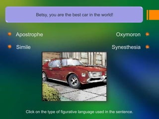 Figurative language non-linear power point | PPTX