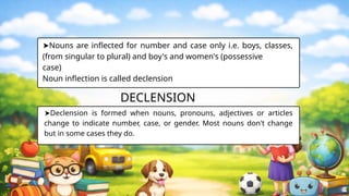 Declinable Comprehensive Guide to Grammatical Categories, Nouns, and Pronouns in ...