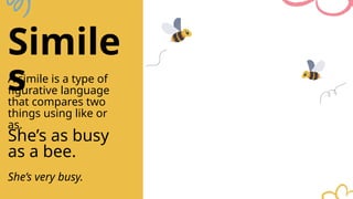 Busy Simile Figurative Language Presentation in a Colorful Animated Style.pptx