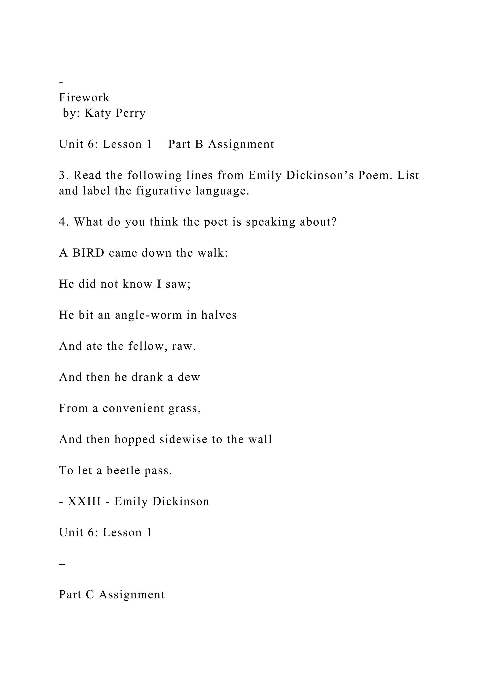 FIGURATIVE LANGUAGEUnit 6 Lesson 1ObjectivesExplain | DOCX