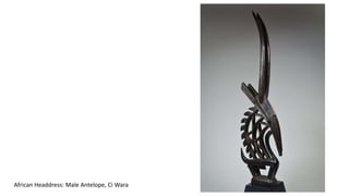 African Headdress: Male Antelope, Ci Wara
 