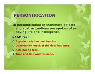 figure of speech for class 12 with 50 example of each in detail | PDF