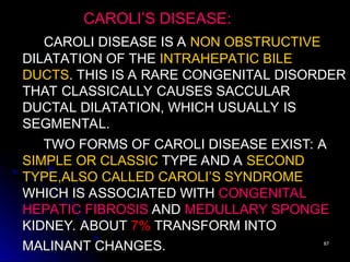 Caroli Types Role of MRCP in Diagnosing Pancreaticobiliary Disorders: Techniques and ...