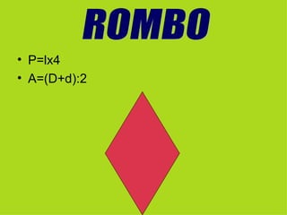 ‘ P=lx4 A=(D+d):2 ROMBO 