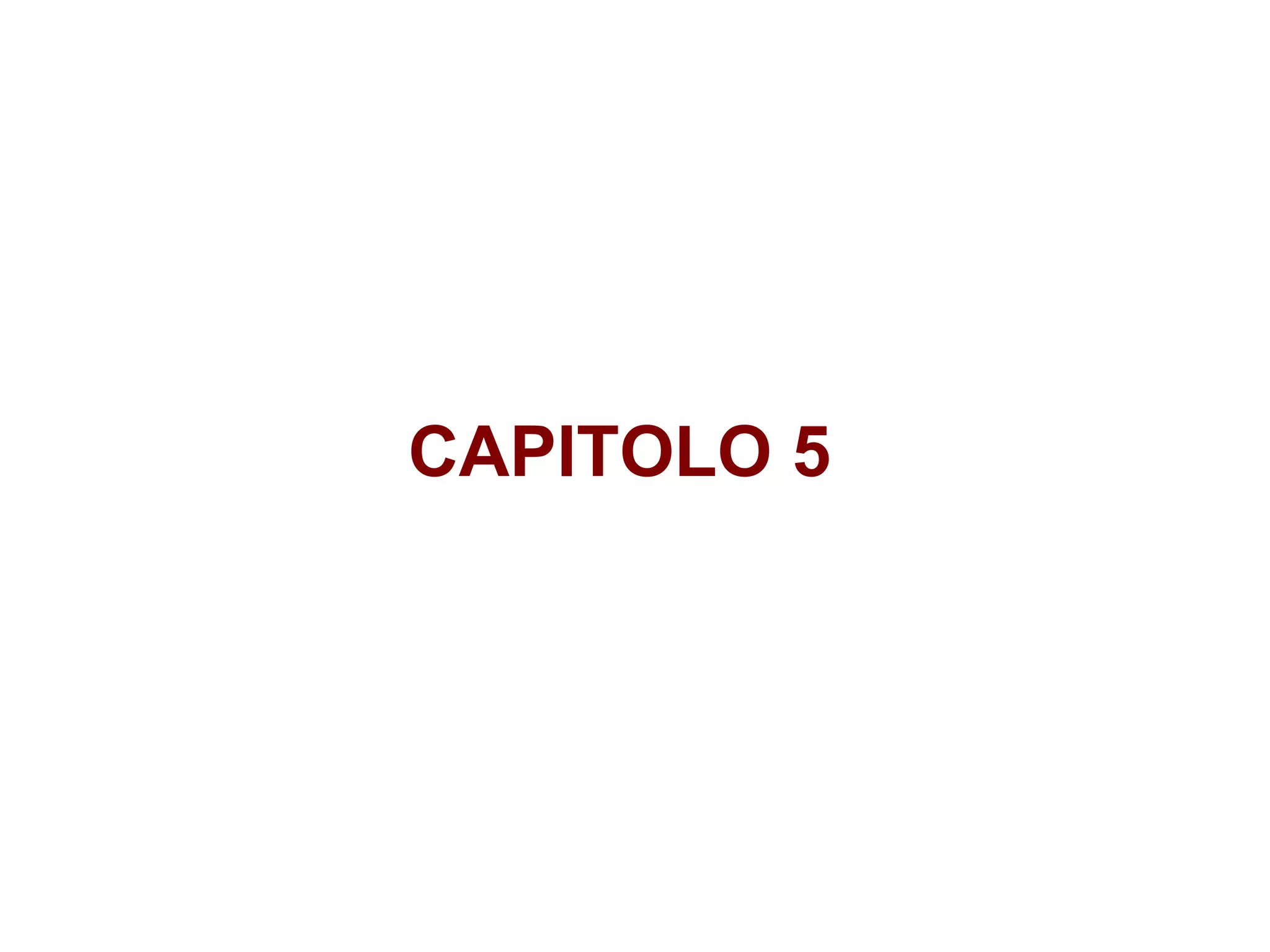 CAPITOLO 5 