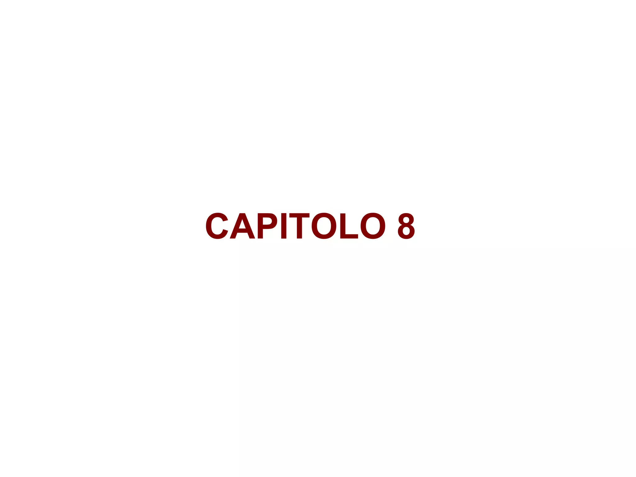CAPITOLO 8 