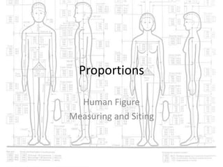 Proportions

  Human Figure
Measuring and Siting
 
