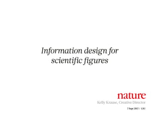 Information design for
scientific figures
Kelly Krause, Creative Director
7 Sept 2017 / LSU
 