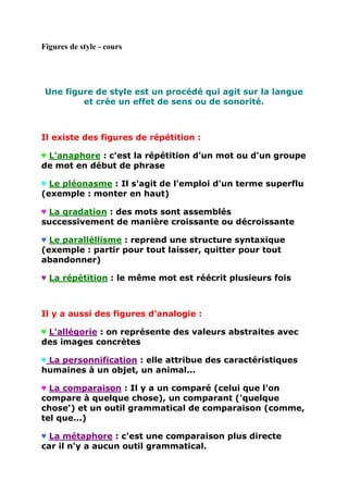 Figures De Style