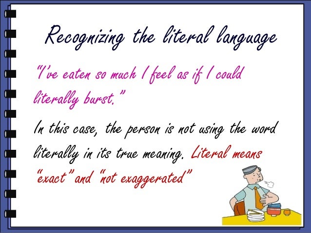 literal language