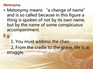 Metonym Figures of speech | PPTX