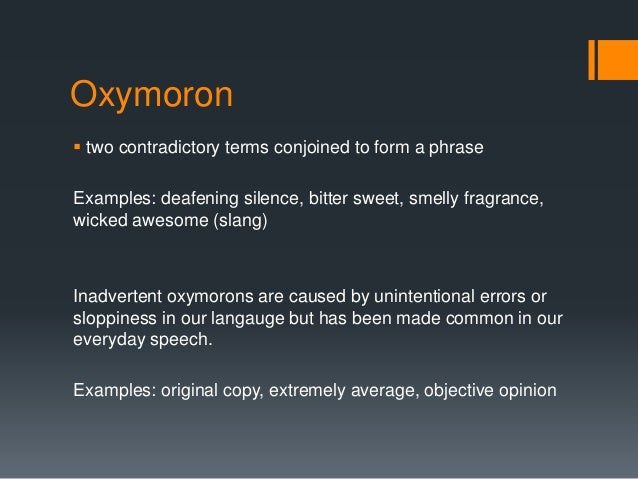Funny oxymorons image