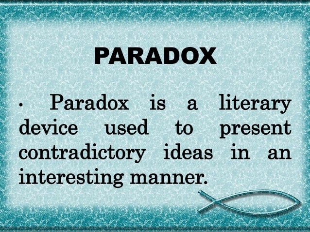 Antithesis vs paradox vs oxymoron picture