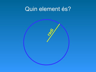 Quin element és? radi 