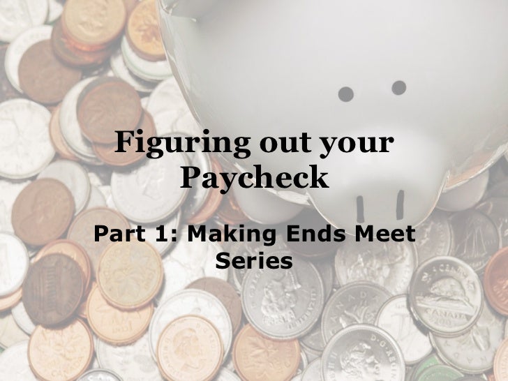 figuring out paycheck