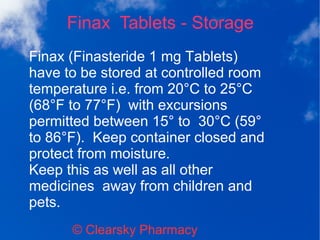 Finax Finasteride 1mg