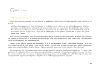 19
1.2.2. Comportamente observate
Uneori la evenimente apar persoane care, prin discursul lor, arată că sunt chiar împotriva diveristății, judecându-i, chiar și deschis, pe cei
prezenți:
„Unul a venit cu niște pierce-uri, capse, și mi-a zis mie că un călugăr i-a zis că n-are voie să intre în biserică cu așa ceva. Și eu i-am
spus păi ți-a spus adevărul. Un om credincios, bun la minte sau copt la minte, cum se zice, trebuie să se gândească să dea un exemplu
bun oamenilor, chiar dacă îl cunosc, chiar dacă nu-l cunosc, îți zice bunul simț. Și zice N-am să mai calc niciodată în biserică, pentru că
mi s-a interzis asta. Și eu zic Și nici noi nu o să mai stăm de vorbă începând de acum, pentru că ai zis asta. Am dat mâna cu el și a plecat
liniștit.”(Carte, Călărași)
Acest lucru s-ar putea întâmpla și pentru că nu toate cărțile înțeleg ideea de diversitate și scopul evenimentului: „Ar fi putut să fie și unul ateu
[un cititor] să mă cert cu el aici”. Pe de altă parte, divergențele nu sunt văzute mereu ca ceva negativ. „Mi-ar fi plăcut, că eu i-aș fi spus ceea ce
știu, el mi-ar fi spus ceea ce știa”, afirmă aceeași carte.
Cărțile și cititorii se aleg în funcție de mai multe aspecte: „să fie cât mai asemănătoare cu mine”, „să fie cât mai interesantă”, „să fie ceva
nou”, „să aibă o poveste de reușită în spate”. Atunci când aleg să fie ei o carte, unii vor să își aleagă ceva despre care le place să vorbească, alții
au alte motive: „Atunci când aleg o carte, îmi place să o aleg dintr-un domeniu în care vreau să existe schimbare.” (Carte, București)
La eveniment vin și cărți experimentate, care au mai fost în această postură sau care înțeleg foarte bine procesul Bibliotecii Vii și pot să îi ajute
pe cititori să fie mai deschiși, să treacă peste rețineri, prin propria deschidere și lejeritate de a aborda subiecte vizând discriminarea și diversitatea.
Pot veni persoane foarte active din societatea civilă care să dea exemple pozitive și prin exemplul personal, astfel, să convingă cititori mai puțin
deschiși de efectele negative ale stereotipurilor și de faptul că ele nu sunt bazate pe experiențe reale, ci pe teamă.
 