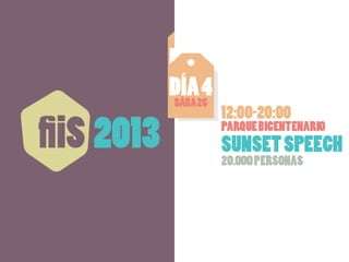 Presentación fiiS 2013