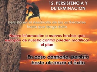 Cree una imagen de aquello que desea obtener y sitúela a
su alcance, para que pueda verla a diario continuamente,
de este modo podrá enfocarse en ello y formará parte de su
subconsciente
VISUALIZACION
 