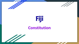 Fiji
Constitution
 