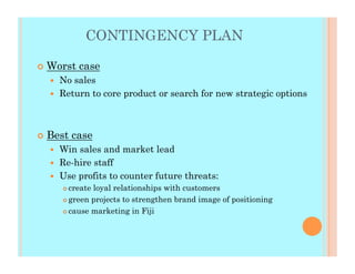 Fiji Water Strategic Plan | PDF