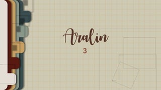 Aralin
3
 