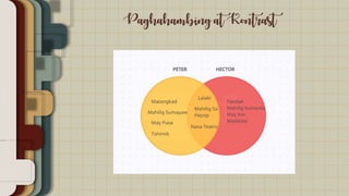 Paghahambing at Kontrast
 