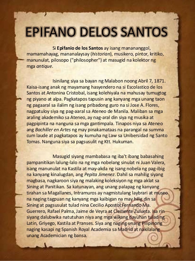 Kilalang Manunulat Sa Pilipinas Mga bantog na manunulat