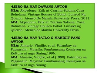Thesis sa Filipino | PPTX