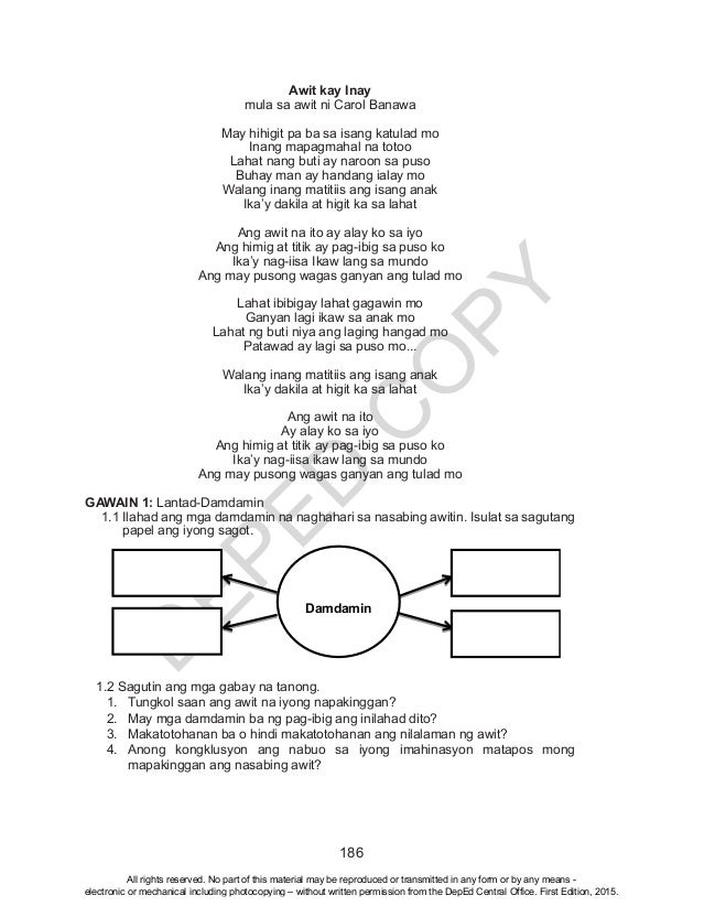 Grade 10 Filipino Learners Material Unit 2