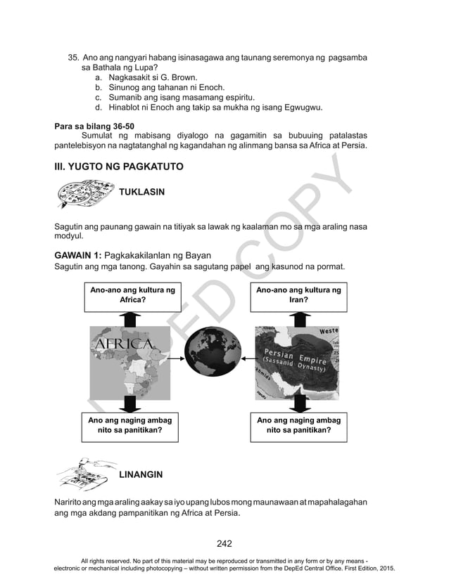 FILIPINO Grade 10 Learning Module Unit 3