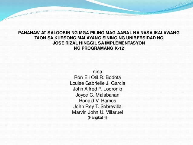 Halimbawa Ng Thesis Sa Filipino Tungkol Sa Edukasyon – Halimbawa