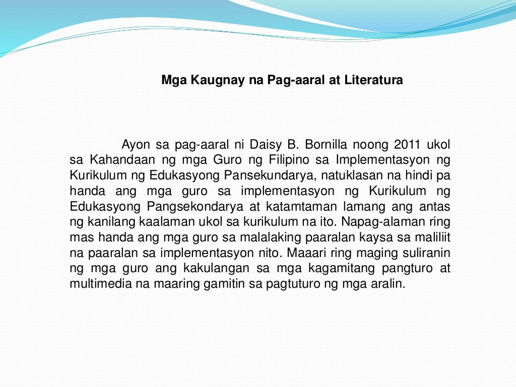 sample of thesis in filipino
