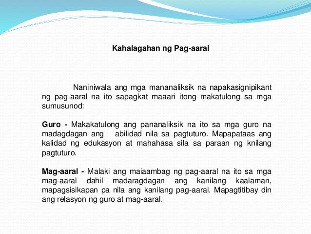 ano ang kahulugan ng thesis sa tagalog