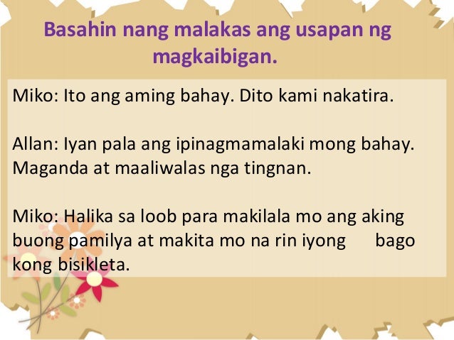 Maikling Kwento Na May Panghalip Panao Maikling Kwento Gamit Ang Panghalip Panao