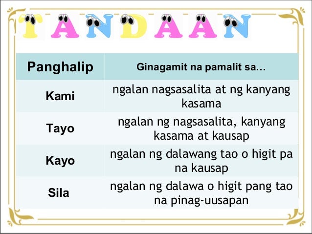 Panuto Palitan Ng Angkop Na Panghalip Panao Ang Mga Pangngalang