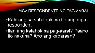 Fil 33 Paggawa ng Riserts/Filipino Research/Term Paper | PPTX