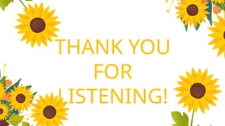THANK YOU
FOR
LISTENING!
 