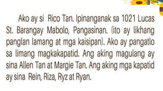 FIL 4 MATATAG WEEK 2 Q2 PPT LESSON EXEMPLAR